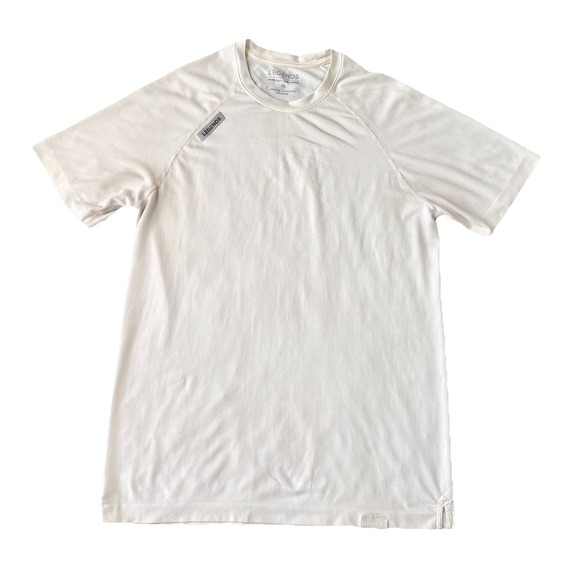 Legends Other - Legends ENZO Shirt Mens Medium Training Athletic Performance Gym Ivory Tee